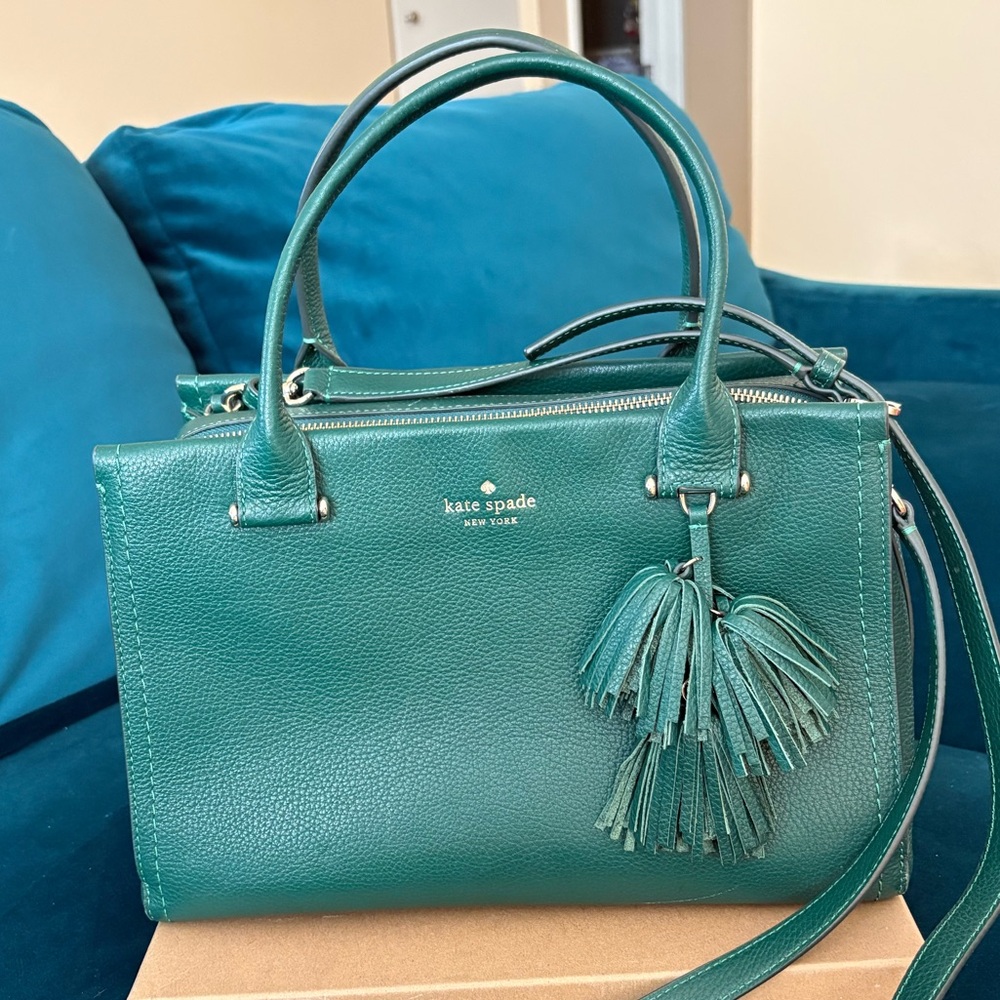 Kate Spade Teal Leather Handbag
